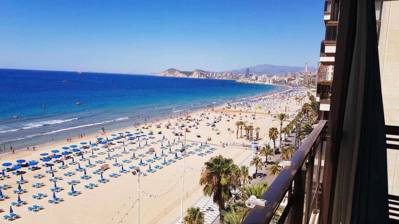 Disponible En Abril-Wifi-3Hab, 6 Pers, -Piscina, Aire Acondi-Parking Opcionable Extra Appartement Benidorm Buitenkant foto