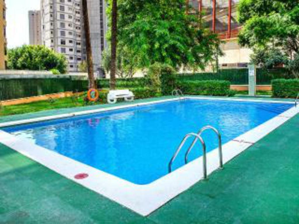 Disponible En Abril-Wifi-3Hab, 6 Pers, -Piscina, Aire Acondi-Parking Opcionable Extra Appartement Benidorm Buitenkant foto